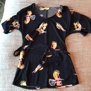 Anthropolgie tunic top- S